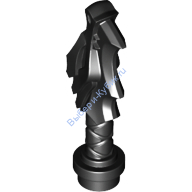 Деталь Лего Держатель Меча С Головой Дракона Цвет Черный