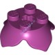 Деталь Лего Кубик Круглый 2 х 2 С 4 Лепестками И Отверстием Под Ось Цвет Маджента