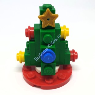 Набор Деталей Лего От Выбери Кубик Елка 4242