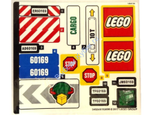 Наклейки К Набору Лего 60169 - (34024/6192696)