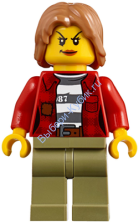 Mountain Police - Crook Female Jacket over 87 Prison Stripes (60173)