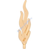 Деталь Лего Пламя Большое Цвет Прозрачно-Оранжевый