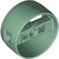 Деталь Лего Цилиндр 4 х 4 х 1 2/3 Цвет Песочно-Зеленый