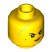 Деталь Лего Голова Минифигурки Двусторонняя Женская Цвет Желтый