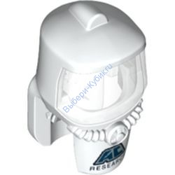 Деталь Лего Маска Защитная С Рисунком Цвет Белый