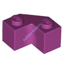Деталь Лего Кубик Модифицированный Угловой 2 х 2 Цвет Маджента