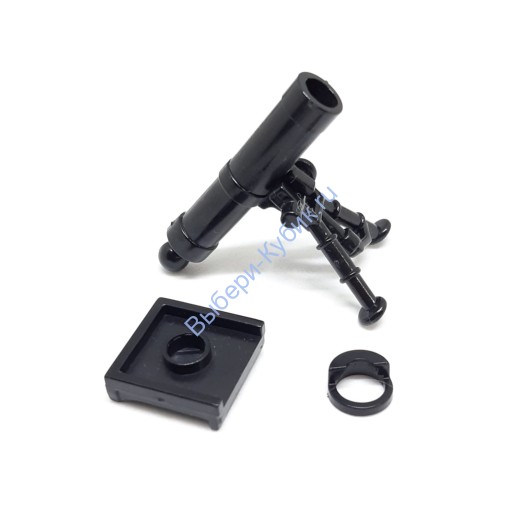 Деталь Аналог Совместимый С Лего Оружие Цвет Черный