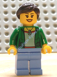 Минифигурка Лего Сити -  Покупательница