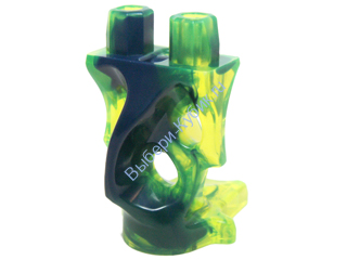 Деталь Лего Ноги Призрака Цвет Прозрачно-Неоново-Зеленый