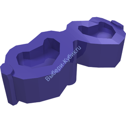 Деталь Лего Очки Цвет Темно-Фиолетовый