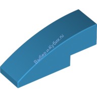 Деталь Лего Скос Закругленный 3 х 1 Без Штырьков Цвет Темно-Лазурный