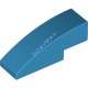 Деталь Лего Скос Закругленный 3 х 1 Без Штырьков Цвет Темно-Лазурный