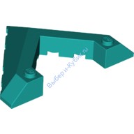 Деталь Лего Клин 6 х 8 Заостренный Вырез Цвет Темно-Бирюзовый