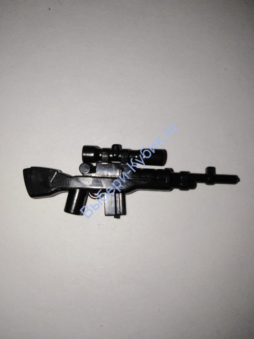 Деталь Аналог Совместимый С Лего Оружие Цвет Черный  