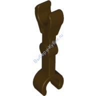 Деталь Лего Рука Механическая Прямая С Защелкой На 90 Градусов Вертикальная Цвет Темно-Коричневый