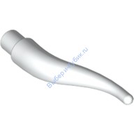 Деталь Лего Крупный Рог Длинный Цвет Белый