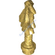 Деталь Лего Держатель Меча С Головой Дракона Цвет Перламутрово-Золотой