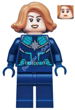 Минифигурка Лего Супер Хироус Марвел Супер Герои Мстители Кэрол Дэнверс