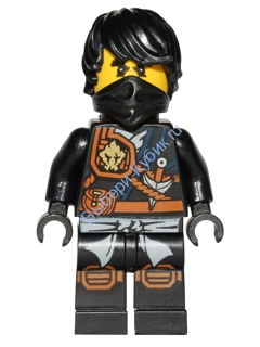 Минифигурка Лего Ниндзяго Cole - Knee Pads with Scabbard