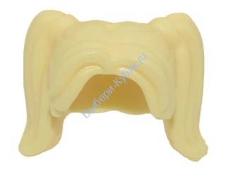 Деталь Лего Парик Женский Цвет Ярко-Светло-Желтый