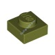 Деталь Лего Пластина 1 х 1 Цвет Оливковый Зеленый