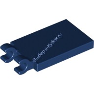 Деталь Лего Плитка Модифицированная 2 х 3 С 2 Защелками Цвет Темно-Синий