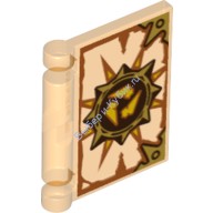 Деталь Лего Книга Передняя Обложка Цвет Прозрачно-Оранжевый