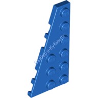 Деталь Лего Пластина Клин 6 х 3 Левая Цвет Синий