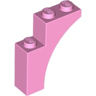 Деталь Лего Арка 1 х 3 х 3 Цвет Ярко-Розовый