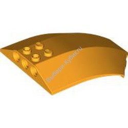 Деталь Лего Лобовое Стекло 8 х 6 х 2 С Изгибом Цвет Ярко-Светло-Оранжевый