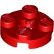 Деталь Лего Пластина Круглая 2 х 2 С Отверстием Под Ось Цвет Красный