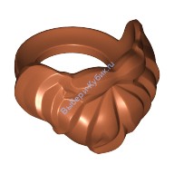 Деталь Лего Борода Цвет Темно-Оранжевый