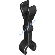 Деталь Лего Рука Механическая Прямая С Защелкой На 90 Градусов Вертикальная Цвет Черный