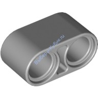 Деталь Лего Техник Бим 1 х 2 Толстый Цвет Светло-Серый
