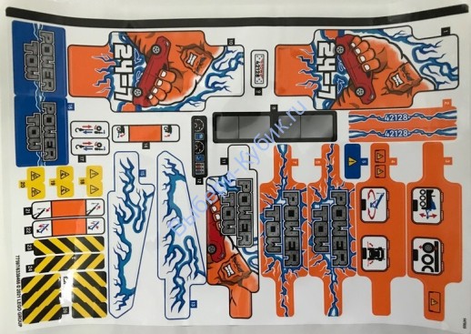 Наклейки К Набору Лего 42128 — (77597/6338466)