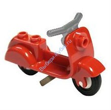 Деталь Лего Скутер Цвет Красный