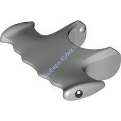 Деталь Лего Акулья Голова-Молот Цвет Светло-Серый