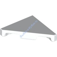 Деталь Лего Плитка Модифицированная 2 х 2 Треугольная Цвет Белый