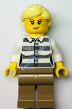 Минифигурка Лего Сити Преступник