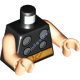 Деталь Лего Торс С Рисунком Цвет Черный