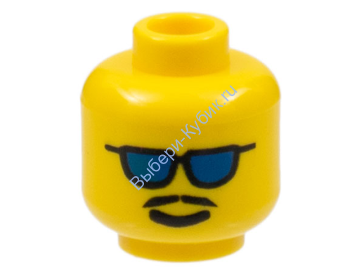Деталь Лего Голова Минифигурки Цвет Желтый
