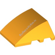 Деталь Лего Клин 4 х 3 Без Штырьков Цвет Ярко-Светло-Оранжевый
