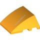 Деталь Лего Клин 4 х 3 Без Штырьков Цвет Ярко-Светло-Оранжевый
