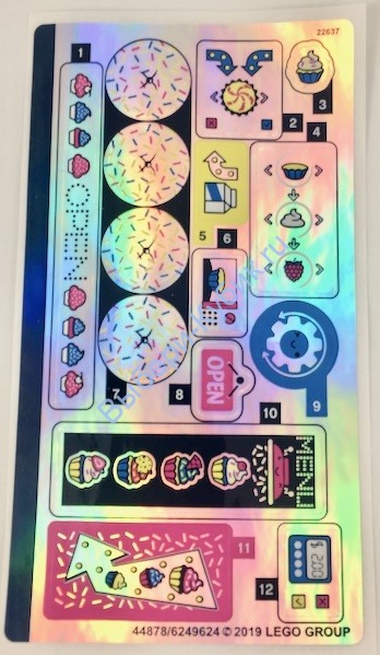 Наклейки К Набору Лего 41366, Зеркальные (44878/6249624)