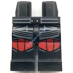 Деталь Лего Ноги С Рисунком Цвет Черный