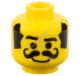 Деталь Лего Голова Минифигурки Мужская Цвет Желтый