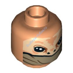 Деталь Лего Голова Минифигурки Цвет Телесный