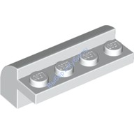 Деталь Лего Кубик Модифицированный 2 х 4 х 1 1/3 С Закругленным Верхом Цвет Белый