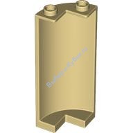 Деталь Лего Цилиндр Четверть 2 х 2 х 5 Цвет Песочный