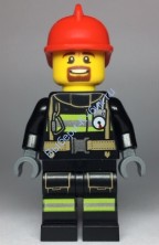 Минифигурка Лего Сити Пожарный
